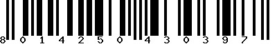 EAN-13 : 8014250430397