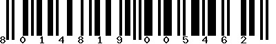 EAN-13 : 8014819005462