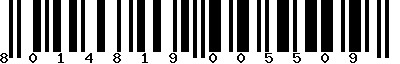 EAN-13 : 8014819005509