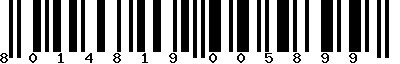 EAN-13 : 8014819005899