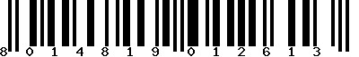 EAN-13 : 8014819012613