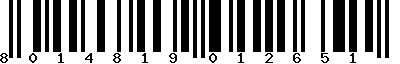 EAN-13 : 8014819012651