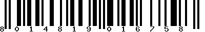 EAN-13 : 8014819016758