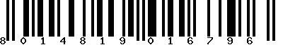 EAN-13 : 8014819016796