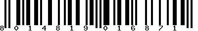 EAN-13 : 8014819016871