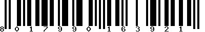 EAN-13 : 8017990163921