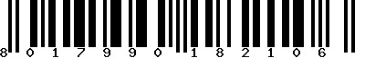 EAN-13 : 8017990182106