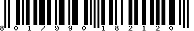 EAN-13 : 8017990182120