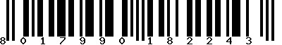 EAN-13 : 8017990182243