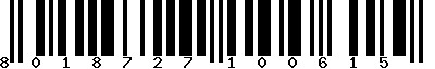 EAN-13 : 8018727100615