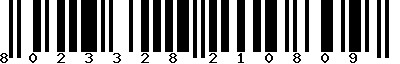 EAN-13 : 8023328210809