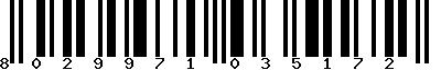 EAN-13 : 8029971035172