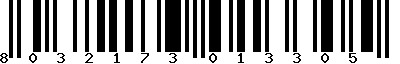 EAN-13 : 8032173013305