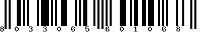 EAN-13 : 8033065601068