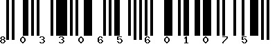 EAN-13 : 8033065601075