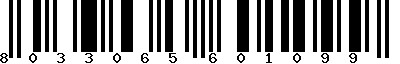 EAN-13 : 8033065601099