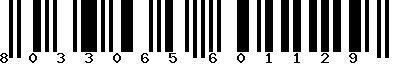 EAN-13 : 8033065601129