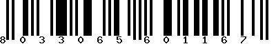 EAN-13 : 8033065601167