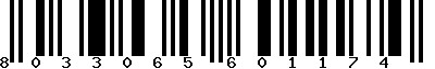 EAN-13 : 8033065601174