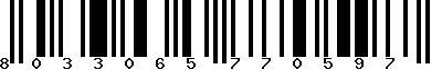 EAN-13 : 8033065770597