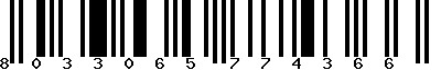 EAN-13 : 8033065774366