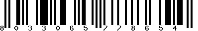 EAN-13 : 8033065778654