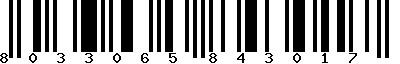 EAN-13 : 8033065843017