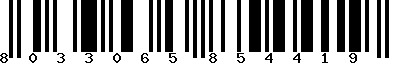 EAN-13 : 8033065854419