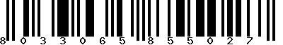 EAN-13 : 8033065855027