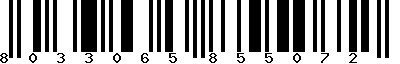 EAN-13 : 8033065855072