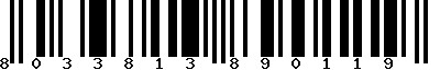 EAN-13 : 8033813890119