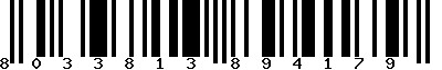 EAN-13 : 8033813894179