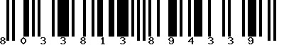 EAN-13 : 8033813894339