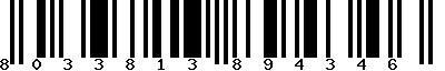 EAN-13 : 8033813894346