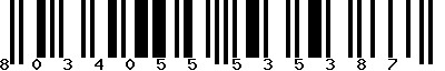 EAN-13 : 8034055535387