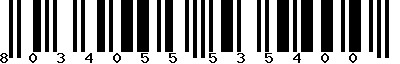 EAN-13 : 8034055535400