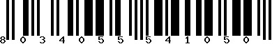 EAN-13 : 8034055541050