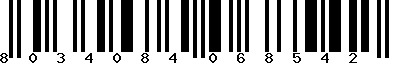 EAN-13 : 8034084068542