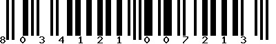 EAN-13 : 8034121007213