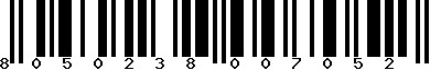 EAN-13 : 8050238007052