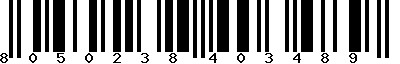 EAN-13 : 8050238403489