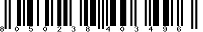 EAN-13 : 8050238403496