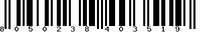 EAN-13 : 8050238403519