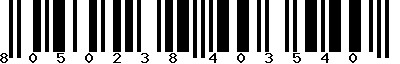 EAN-13 : 8050238403540