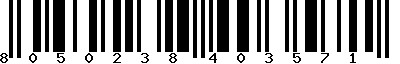 EAN-13 : 8050238403571