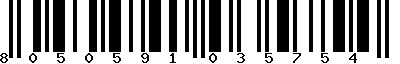 EAN-13 : 8050591035754