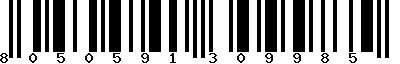 EAN-13 : 8050591309985