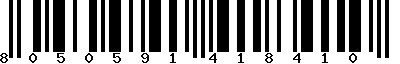 EAN-13 : 8050591418410