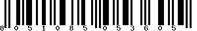 EAN-13 : 8051085053605