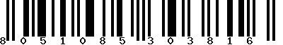 EAN-13 : 8051085303816